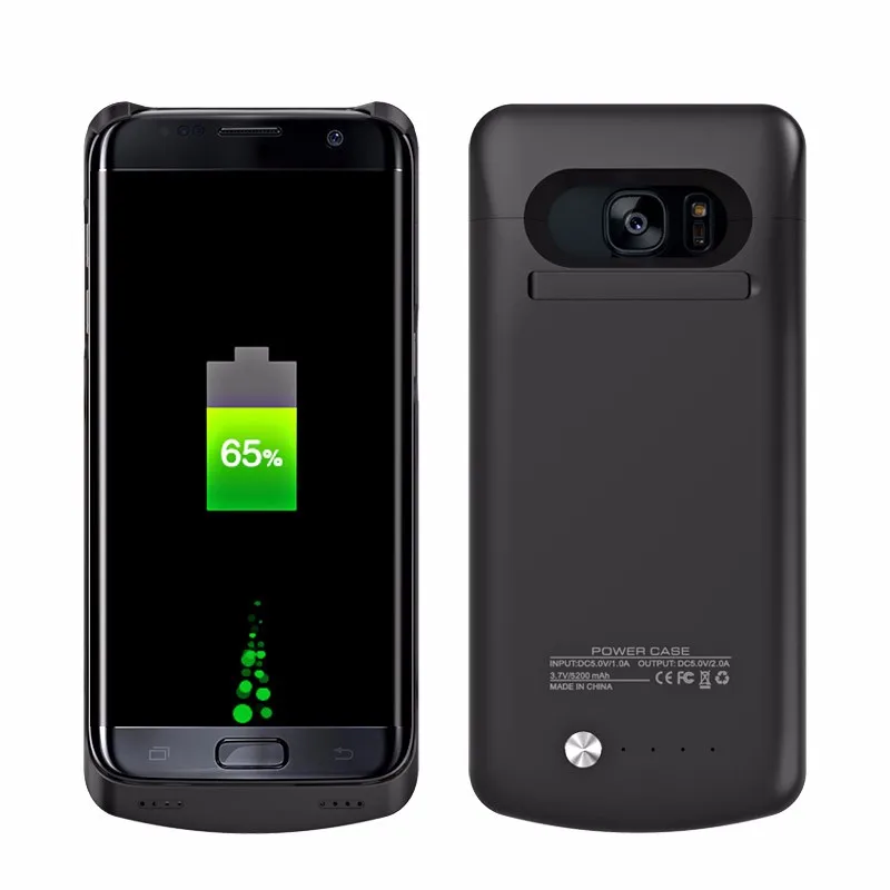 S7 край Батарея чехол для samsung Galaxy случае 5200 мАч Зарядное устройство Дело Капа