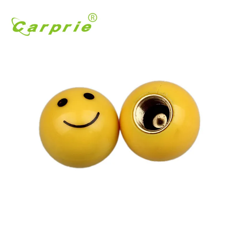 Универсальный 4 шт смайлик шина для колеса стволовый воздушный вентиль крышка