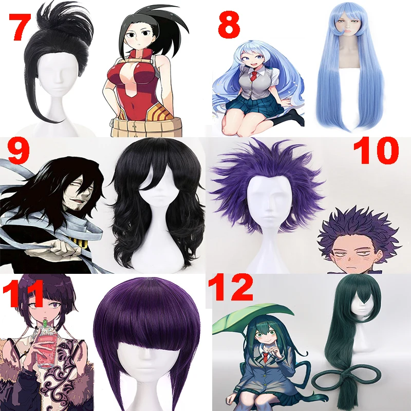 Парик для косплея Моя геройская Академия парик из аниме Izuku Midoriya Katsuki Bakugou Shouto Todoroki