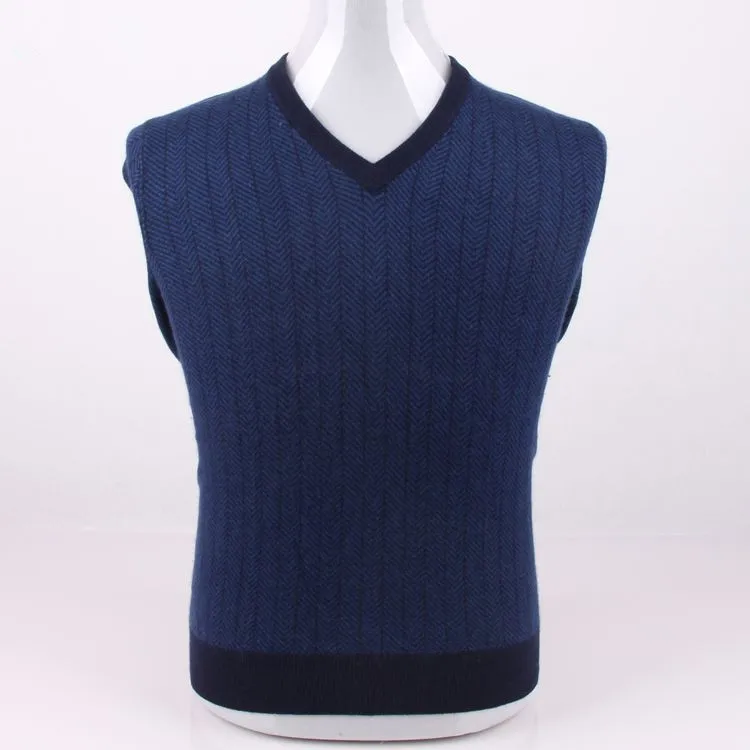 

large size 100%cashmere twill knit men basics pullover sweater Vneck solid color EU/S105-4XL135 retail wholesale customize