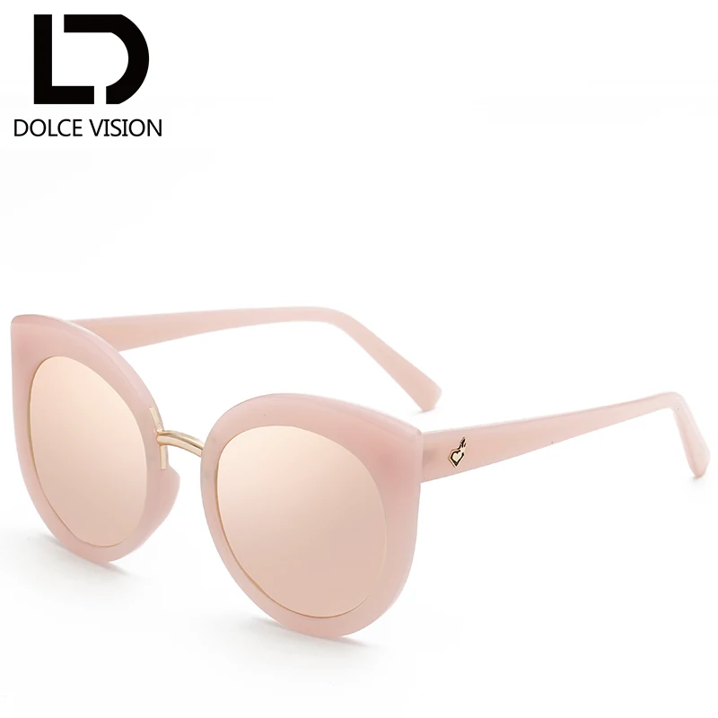 Dolce vision женские черные Винтаж солнцезащитные очки "кошачий глаз" солнцезащитные Стекло es дизайнерские Стекло es для Для женщин Стекло ретро-Оттенки Óculos женский Винтаж Gafas - Цвет линз: 005