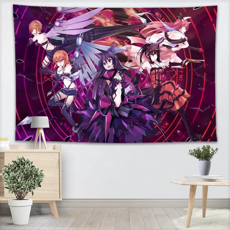 Настенный Гобелен Date A Live украшение для детской комнаты туристическая палатка