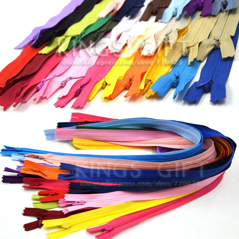 AAA класс 3 #20 шт закрытые невидимые молнии 28 см для подушки платья 60 DIY Швейные