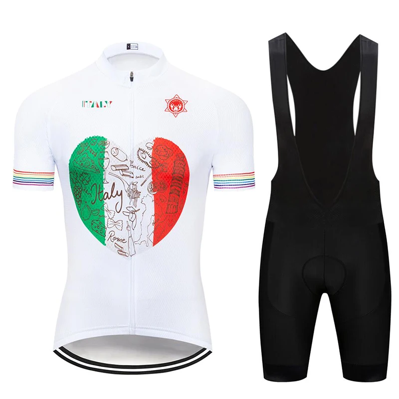 

Tour de Italy 9D GEL Cycling Jersey Short Jersey Ropa De Ciclismo Maillot ITALIA Cycling Clothing Cycling Bicycle Clothes