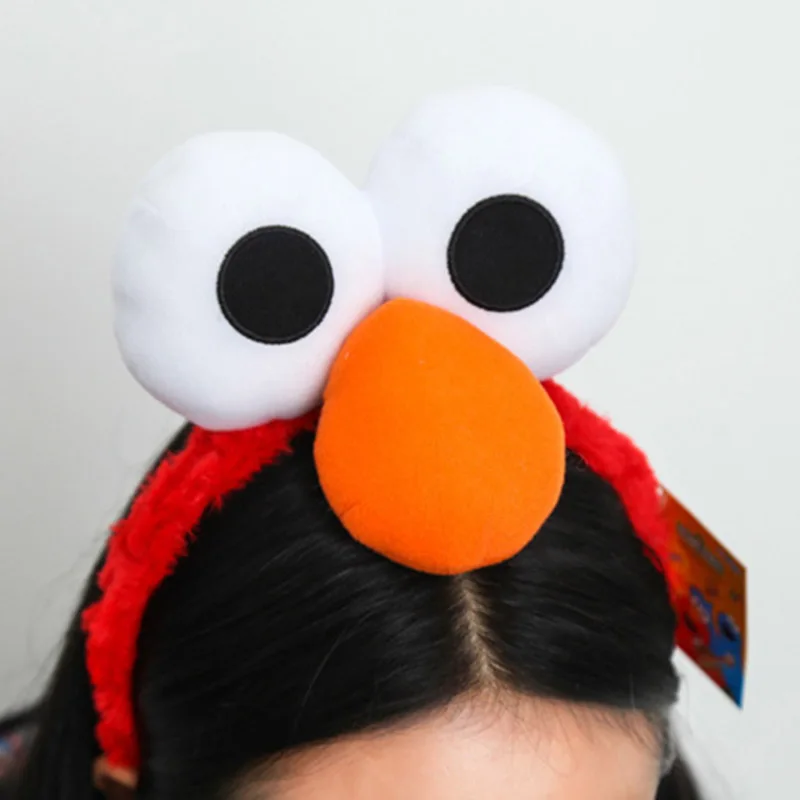 Милые повязки для вечерние в стиле Улица Сезам с большими глазами обруч волос