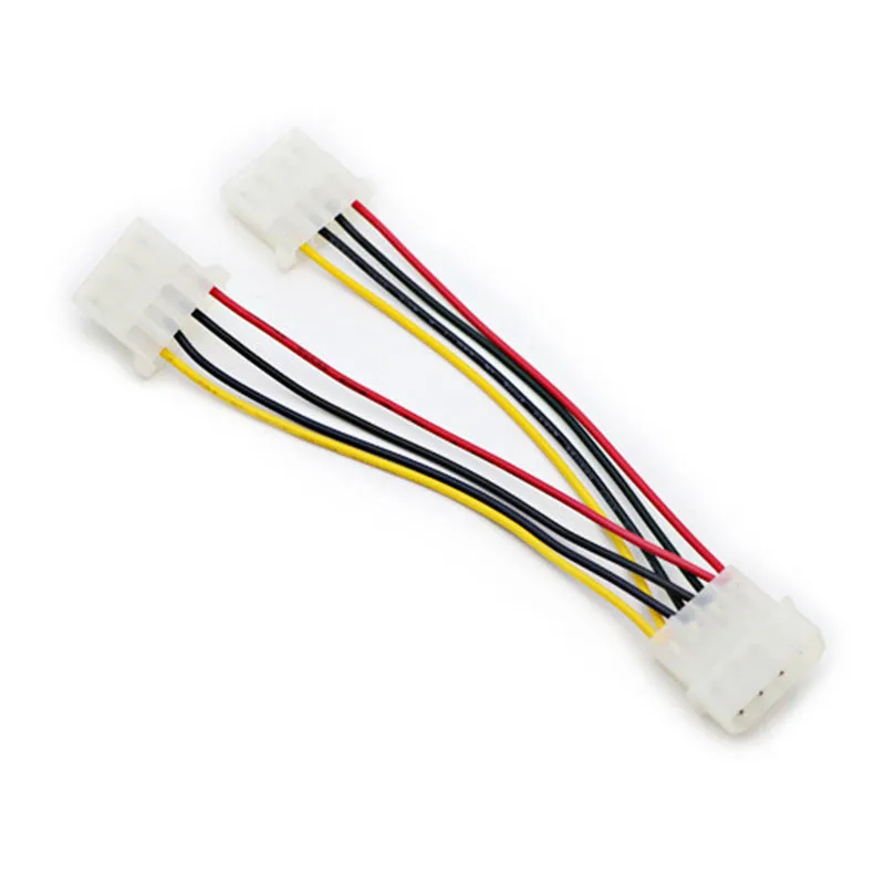 Кабель переходник Molex с 4 контактным штекером на 2 портовый разъем IDE