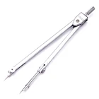 Deli Компас для студентов, металлический циркуль, математические геометрические инструменты, профессиональный компас, расширитель головы утки, инструменты для рисования