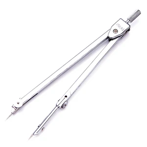 Deli Компас для студентов, металлический циркуль, математические геометрические инструменты, профессиональный компас, расширитель головы утки, инструменты для рисования