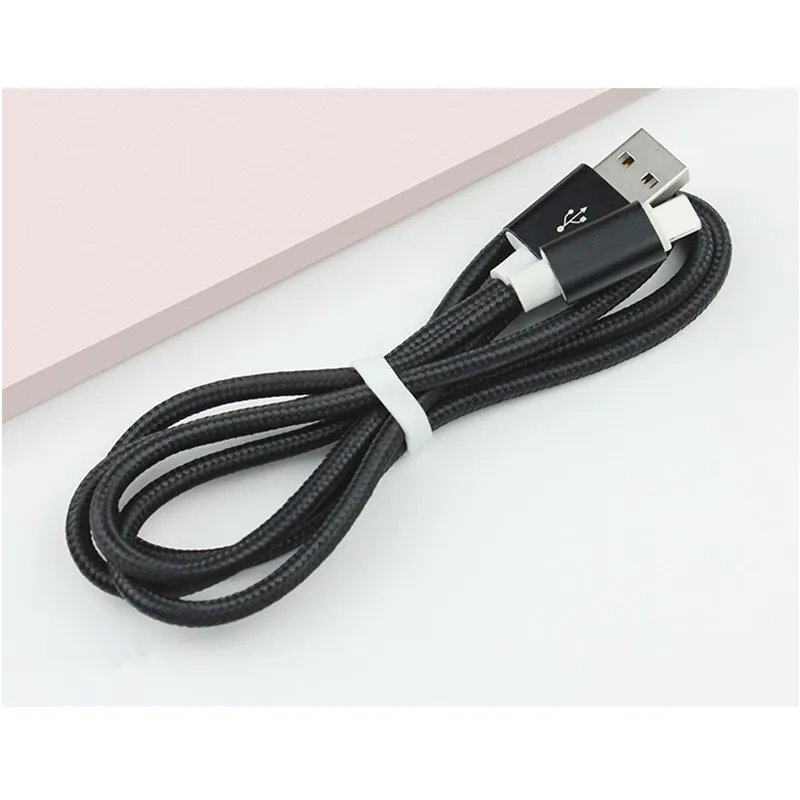 Кабель USB Type-C в нейлоновой оплетке шнур для быстрой зарядки Samsung galaxy S8 S9 plus A3 A5 A7 2017