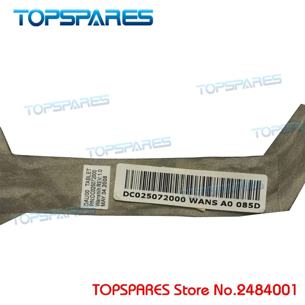Оригинальный ЖК-дисплей для ноутбука HP TC4400 TC4200 DC025072000 COMPAQ ноутбук vga кабель экран
