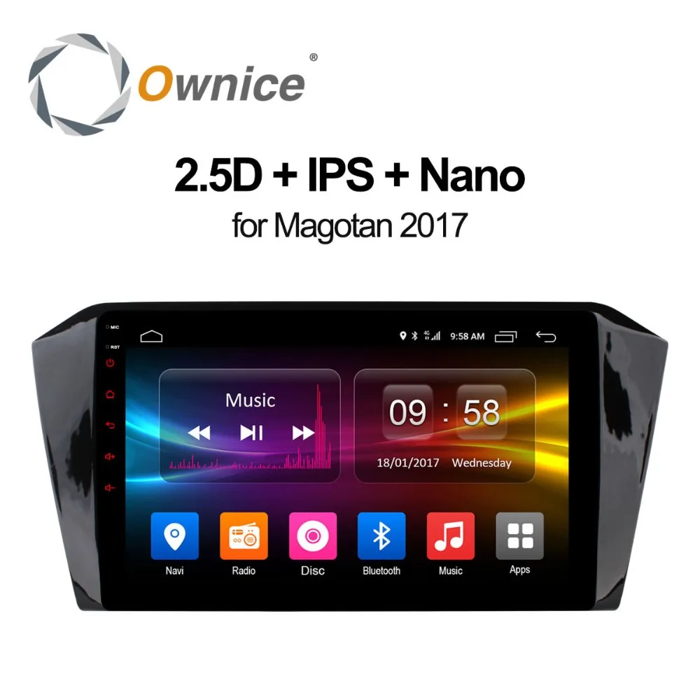 Ownice C500 + 10 1 &quotAndroid 8 для VW Magotan 2G RAM core автомобильный dvd плеер GPS карта WIFI 4G LTE Bluetooth