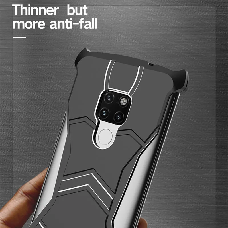 

R-just Luxury Panther Magnetic Cases For Huawei P30 Pro Nova4e Aluminum Bumper Magnetic Protection Cover For Huawei Mate 20