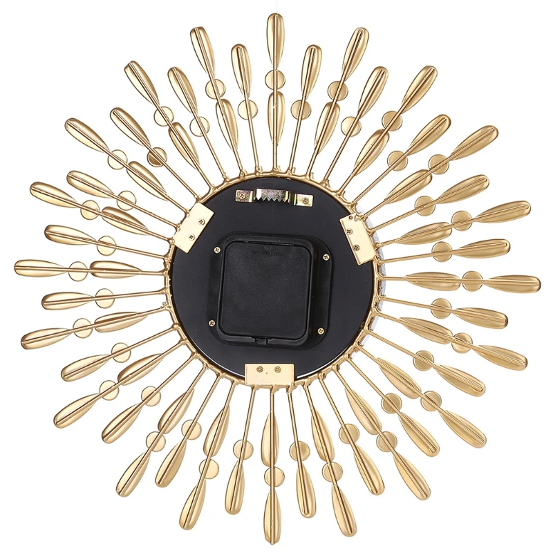 Luxury Diamond Wall Clock Modern Design Digital Large Wall Clock Mounted Metal Wall Watch DIY Living Room Decoration
