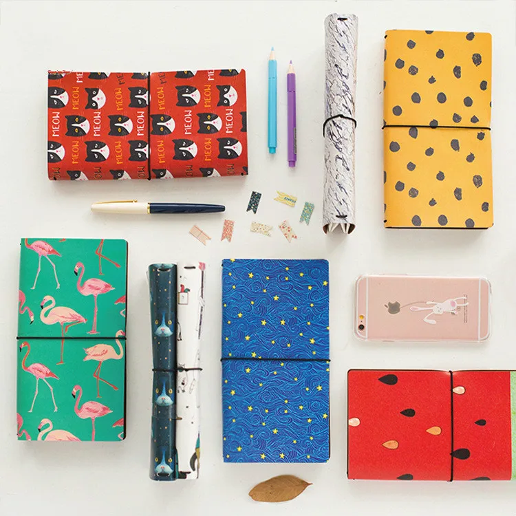 

Creative cartoon cute personal travel notebooks,school agenda organizer/daily monthly purpose driven notebook stationery gift
