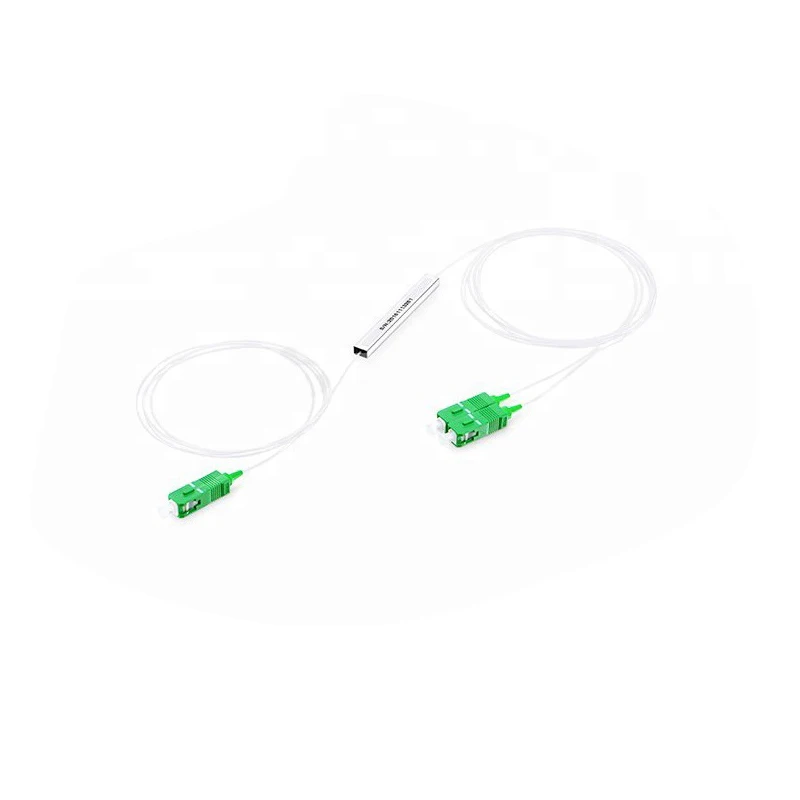SC APC 1X2 PLC оптоволоконный сплиттер FTTH 0 9 мм одиночный мини стальная труба