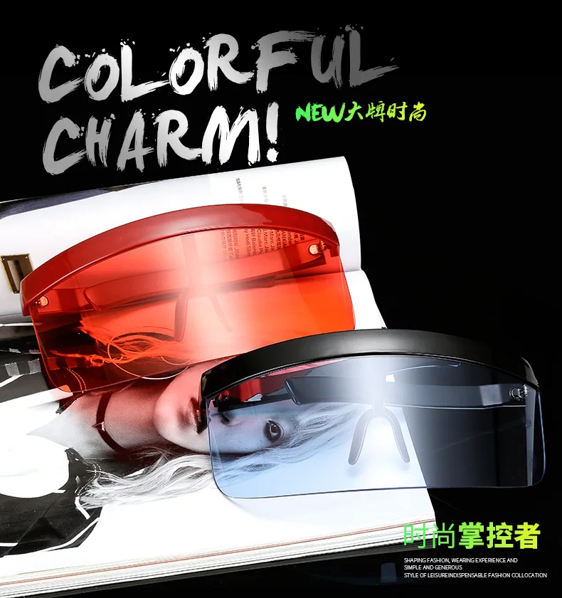 Новинка 400 летние женские солнцезащитные очки оверсайз с защитой от ветра и