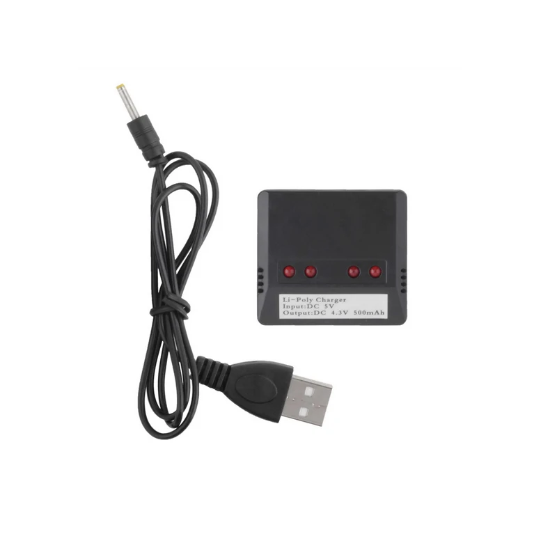 Оптовая продажа 1 шт. мини 4 порта 5 портов Lipo батарея USB зарядное устройство для Hubsan H107/Wltoys/Syma X5C/UDI U816 UFO Квадрокоптер вертолет