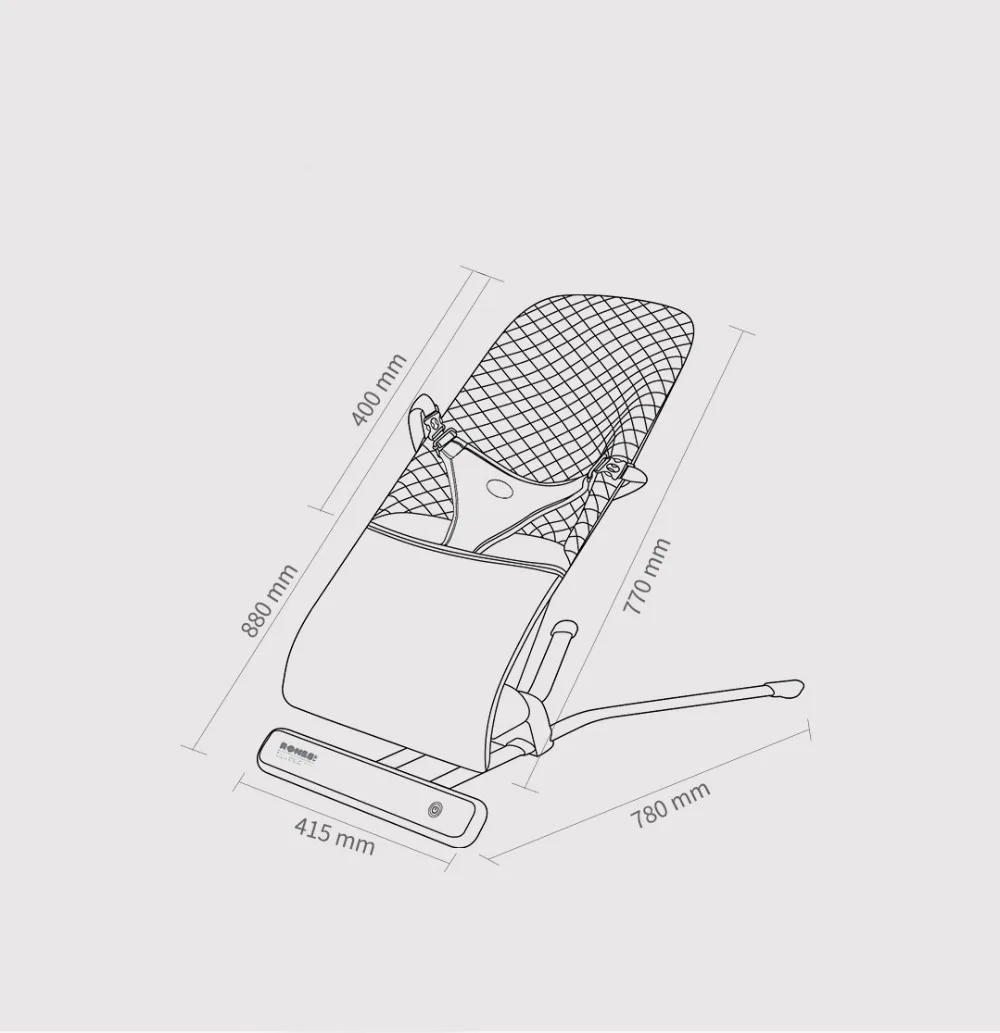 Многофункциональная детская корзина для сна Xiaomi Mijia, качели для новорожденных, кресло-качалка, автоматическая Колыбель для ухода за ребенком