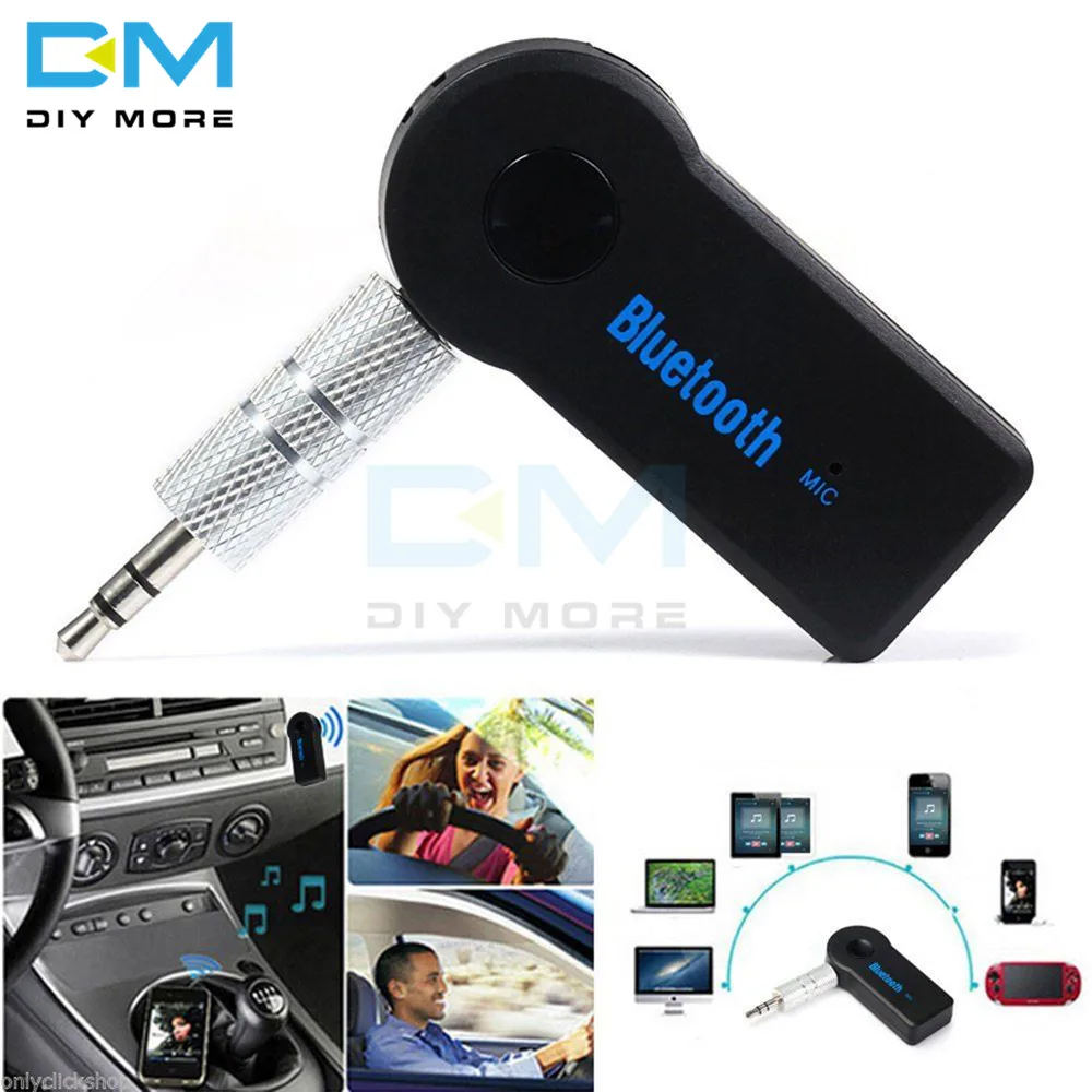 Bluetooth V3.0 EDR Wireless Stereo Audio Music Receiver Module Adapter 3.5mm Jack 10M Handsfree For Car AUX A2DP With Microphone |