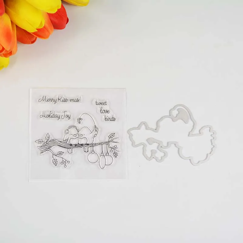 Праздничный прозрачный штамп joy/координационный для сделай сам