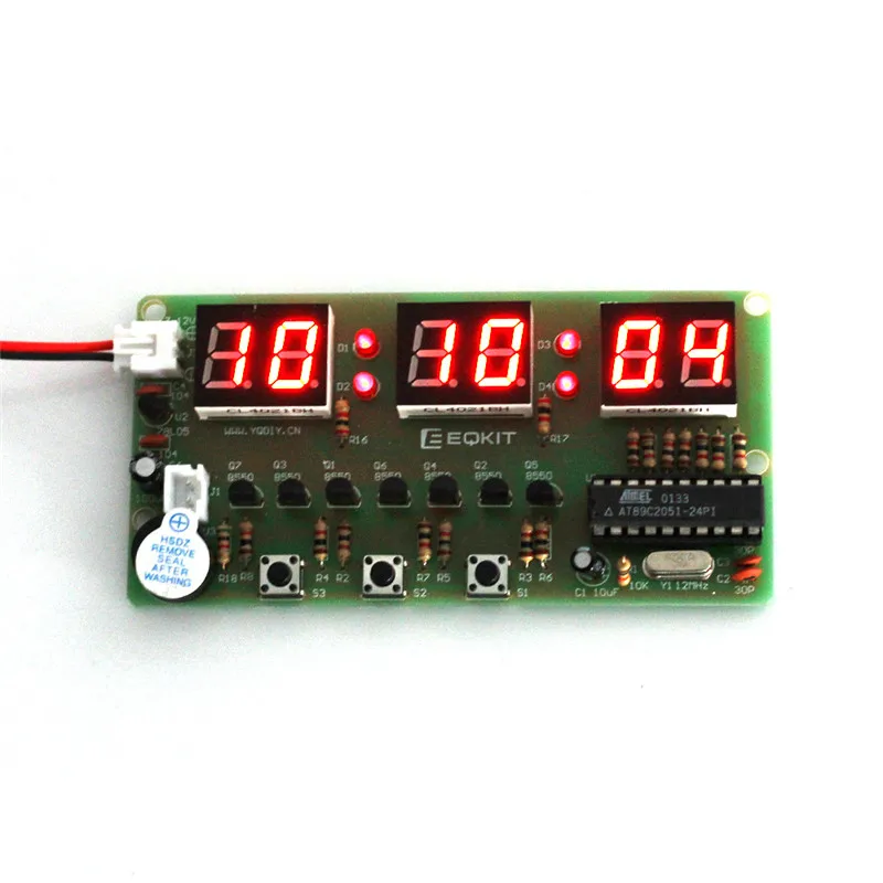 100 шт./лот C51 цифровые DIY электронные часы набор DIY Набор шесть 6 битов электронные детали и компоненты Eletronicos DIY Набор