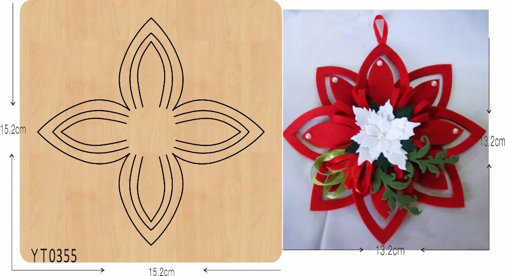 Декоративные цветы DIY новые деревянные штампы для Резки Прессформы для скрапбукинга Толщина/15,8 мм-YT0355