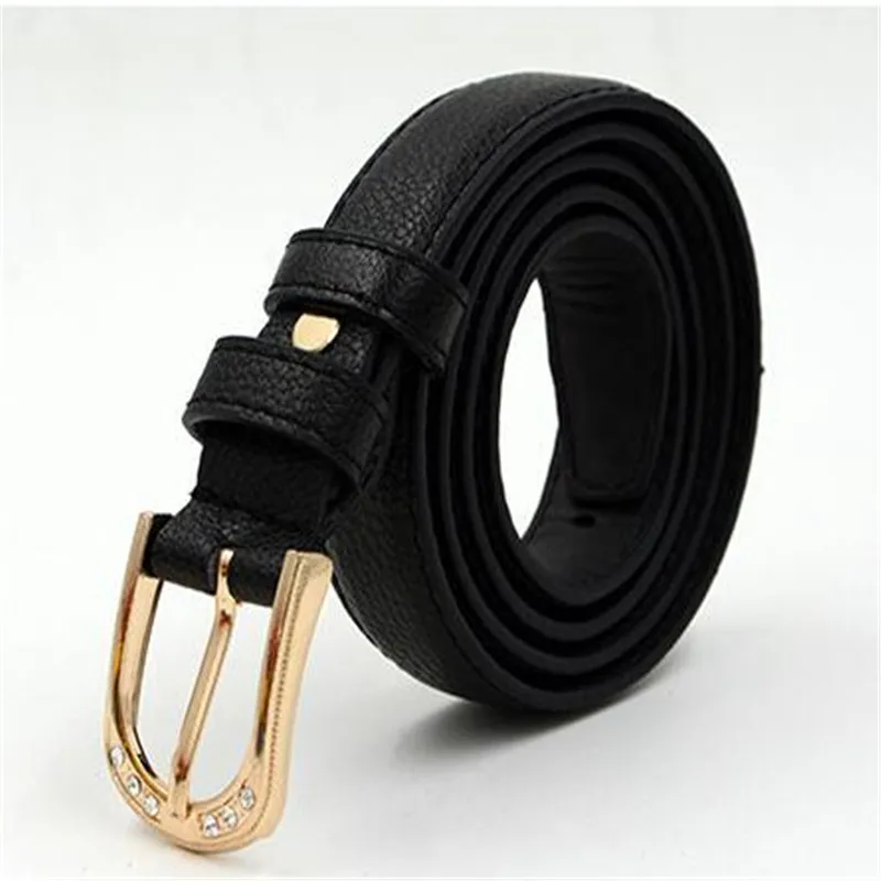New Arrivals Women Fashion Belt Faux Leather Alloy Buckle Straps Girls Wild Fashion Accessories Women Lady High Quality Gifts