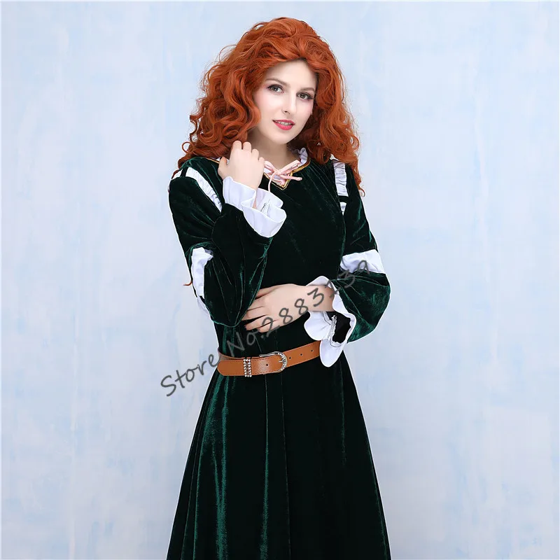 Костюм для косплея героев фильма храбровая Легенда принцессы Мерида женское