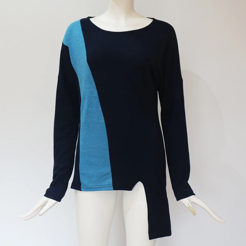 2018 Модный женский осенний свитер Повседневный пуловер с длинными рукавами и