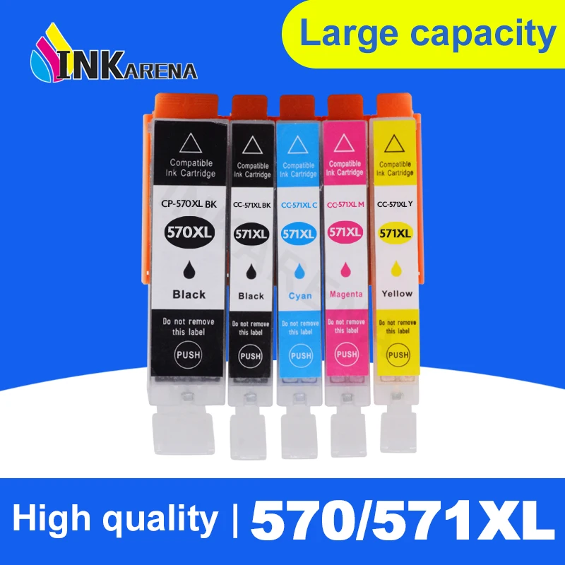 570 571 PGI CLI совместимый чернильный картридж для Canon PIXMA MG5750 MG5751 MG5752 MG6850 MG6851 MG6852 TS6050