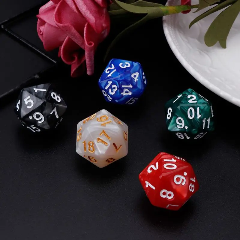 10 шт./компл. 20 кубика D20 многогранные кубики для подземелья и дракон D & ролевые