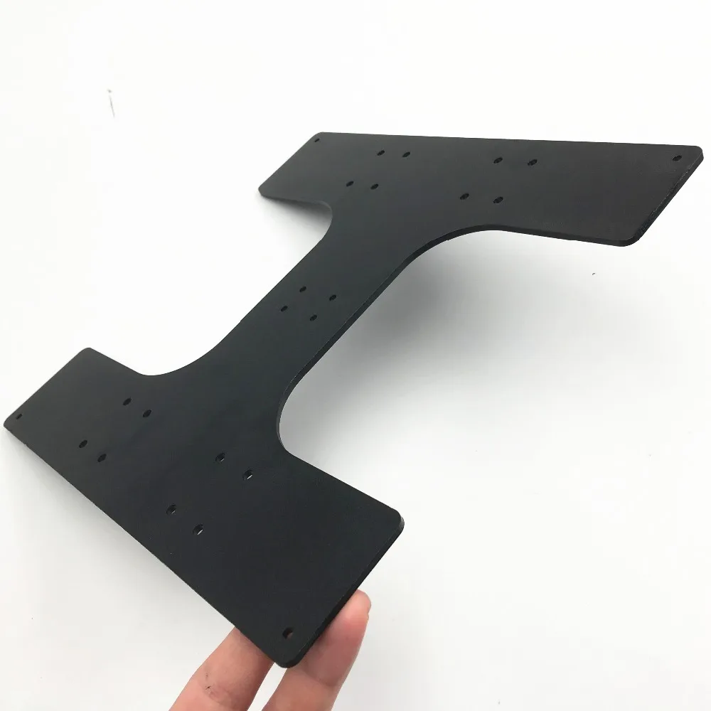 Funssor толщина 3 мм алюминиевая пластина для перевозки Y черный цвет опора 3D