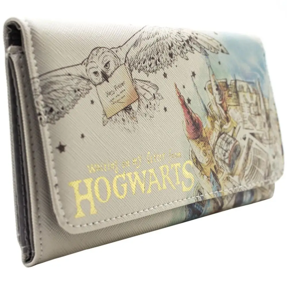 Женские кошельки для молодых женщин с надписью Hogwarts Дамский кошелек белый монет