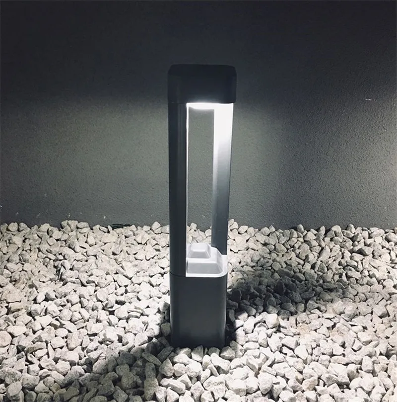 10W Outdoor Bollard Garden Lights Landscape Led Lawn Lamps Waterproof Pathway Villa Courtyard Pillar Light Park Bollards Lamp