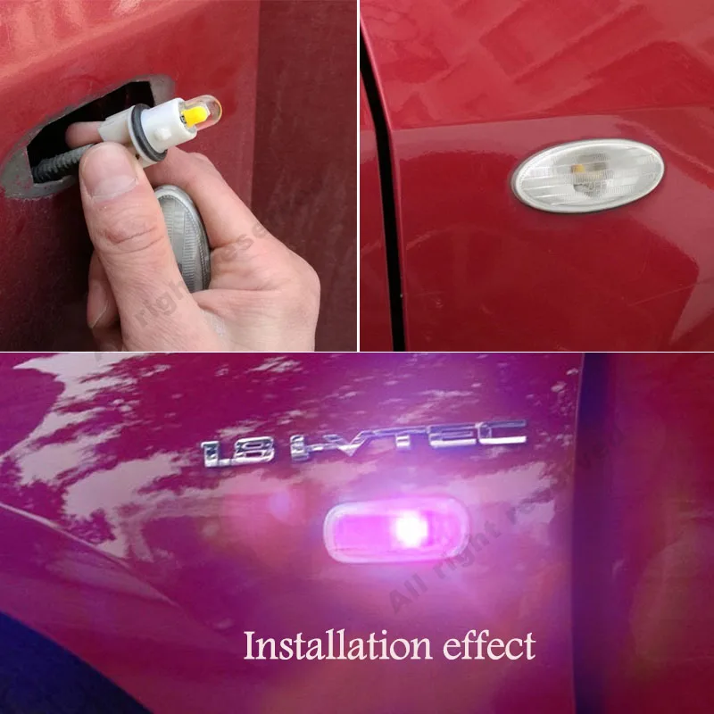 Авто T10 Розовый Красный 194 W5W 168 COB 8-SMD кварцевая Автомобильная LED супер яркий
