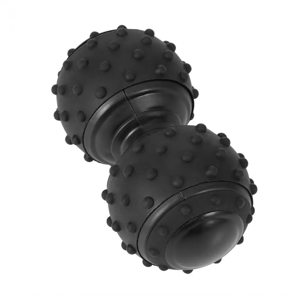 Силиконовый Массажный мяч двойной Лакросс массажный мобильность арахиса для