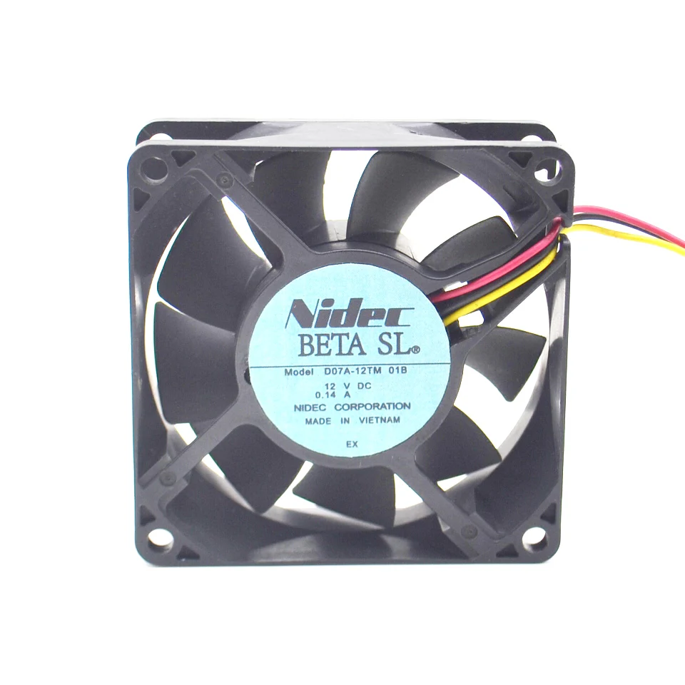 

1pcs D07A-12TM 7025 70mm CPU Silent cooling Fan 12V 0.14A