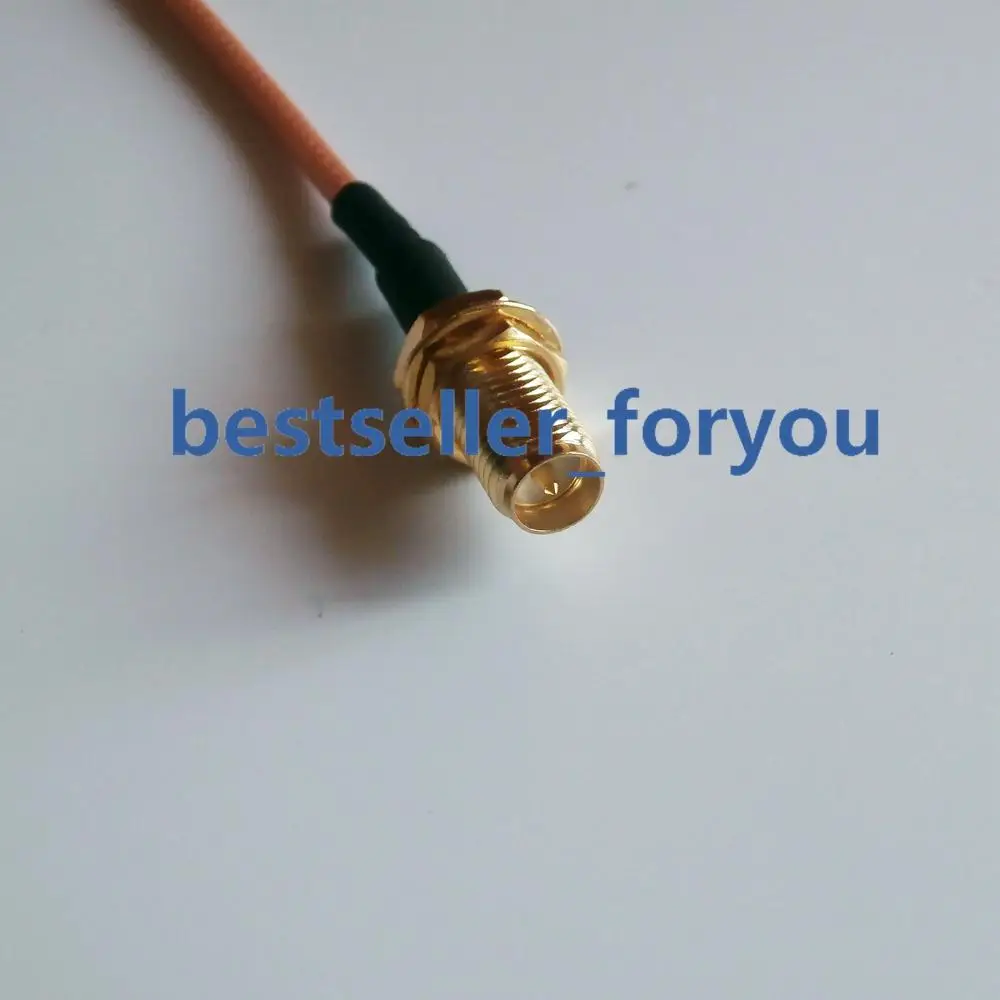 Кабель RG316 15 см разъем RPSMA (гнездо) к MMCX (штекер) под прямым углом 6 дюймов FPV |