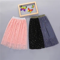 little girls skirts long toddler children clothes kids pink black grey baby girl mesh skirt summer spring autumn clothing 2020