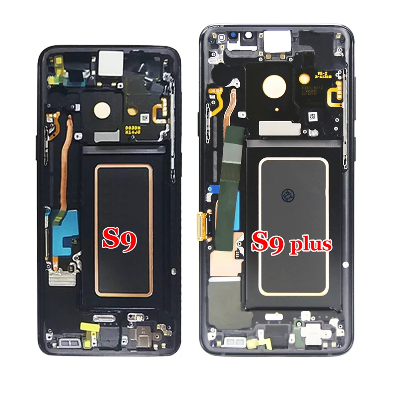 Оригинальный AMOLED дисплей для Samsung Galaxy S9 G960F ЖК Plus G965F сменный дигитайзер