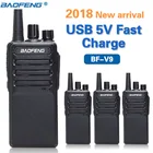 Портативная рация Baofeng BF-V9, 4 шт., с USB-разъемом, обновленная версия BF-888S UHF 400-470 МГц