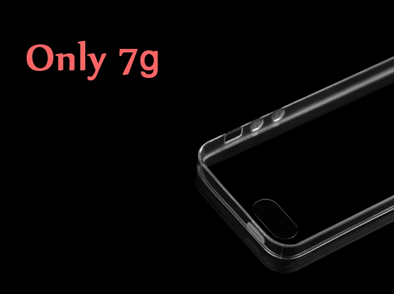 Ультратонкий оригинальной прозрачный чехол из мягкого пластика (ТПУ) для iPhone 5 5S.