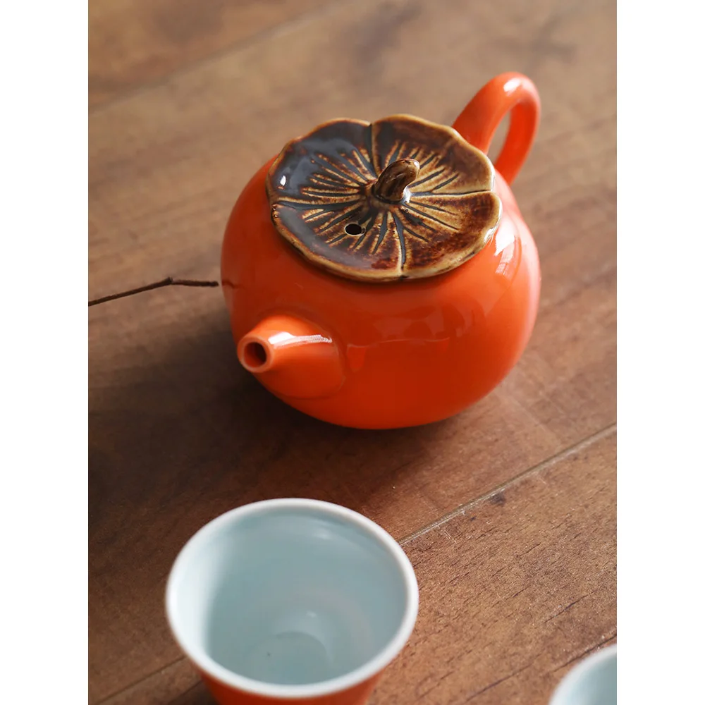 5 шт. керамические чайники в стиле ретро 4 чашки|Наборы чайной посуды| |