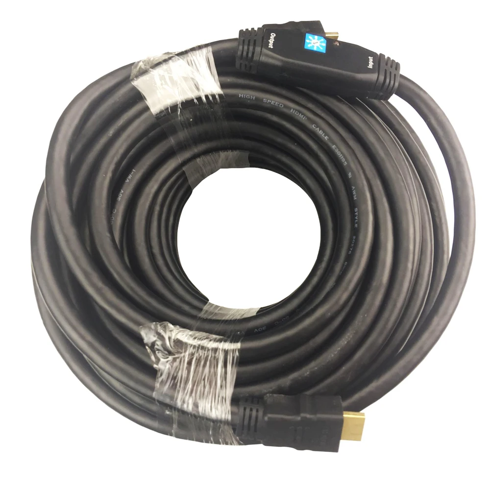 Активный Кабель HDMI 30 м 20 15 10 с усилителем (24AWG + foiling AL braiding RedMere Chip)|Кабели HDMI| |