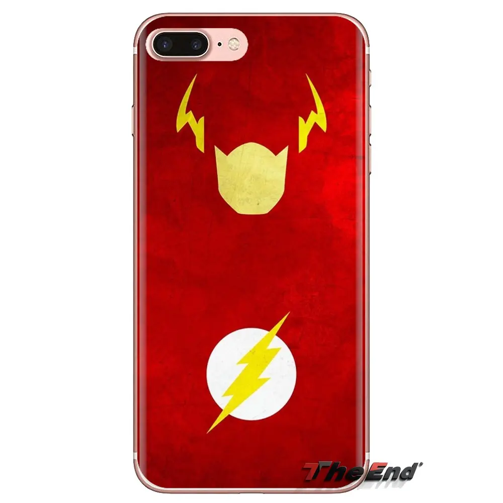 Flash Superhero Logo Soft Transparent Cases Covers For Samsung Galaxy J1 J2 J3 J4 J5 J6 J7 J8 Plus 2018 Prime 2015 2016 2017 |