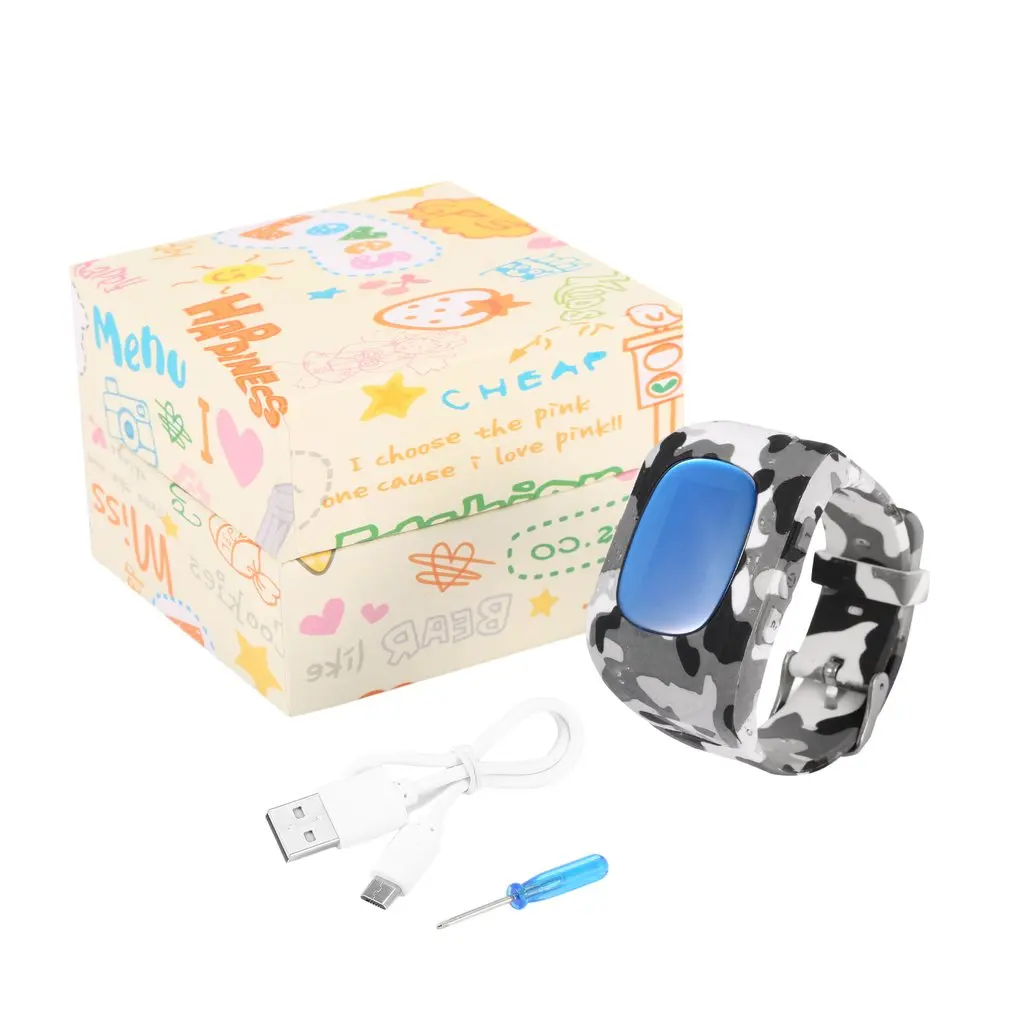 Q50 Детские Смарт часы анти потерянный свет GPS датчик поиска SOS Вызов в реальном