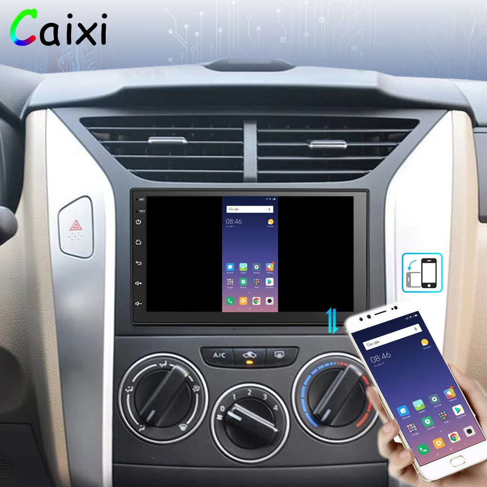 Автомобильный радиоприемник Android 8,1 2Din, универсальный gps-навигатор, автомобильный аудио стерео Мультимедийный MP5 плеер для Nissan Hyund toyota KIA