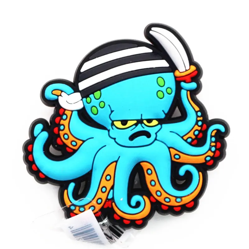 Pirate octopus Горячая Распродажа; 1 шт.; украшения для обуви в Западном сказочном стиле; очаровательные туфли в стиле русалки и рыцаря; аксессуары для обуви; детские подарки; - Цвет: Pirate octopus