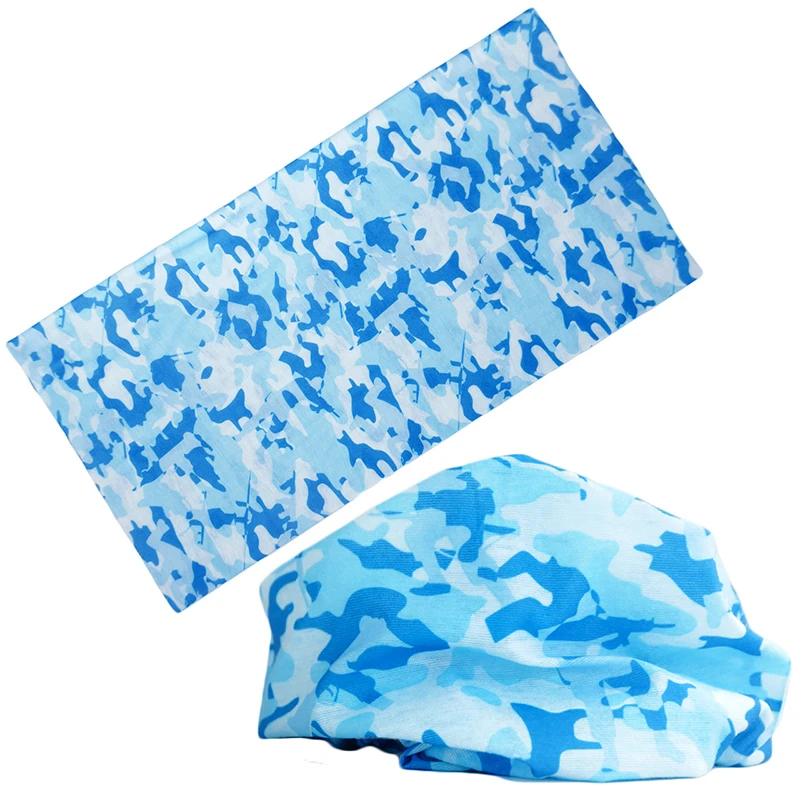 Камуфляжный шарф Бесшовный для велоспорта походов маска лица повязка на голову