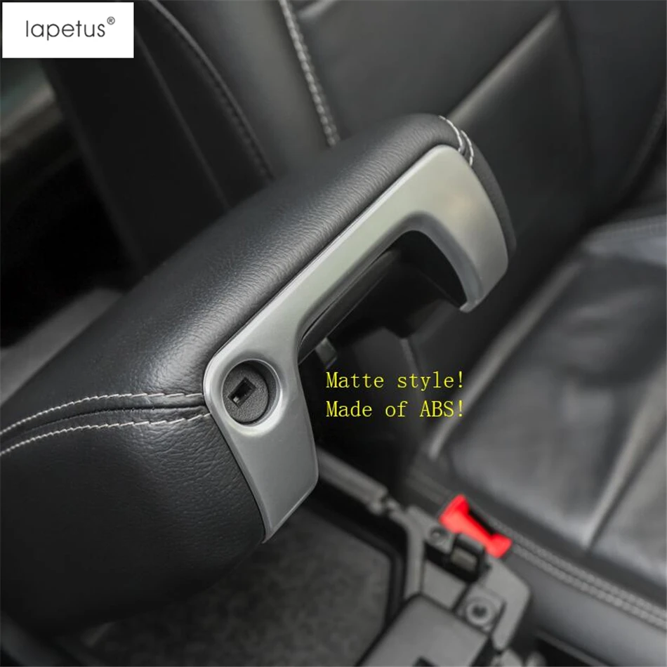 

Lapetus Accessories Fit For Jeep Wrangler JL 2018 2019 2020 ABS Armrest Box Lock Keyhole Lock Hole Decoration Molding Cover Trim